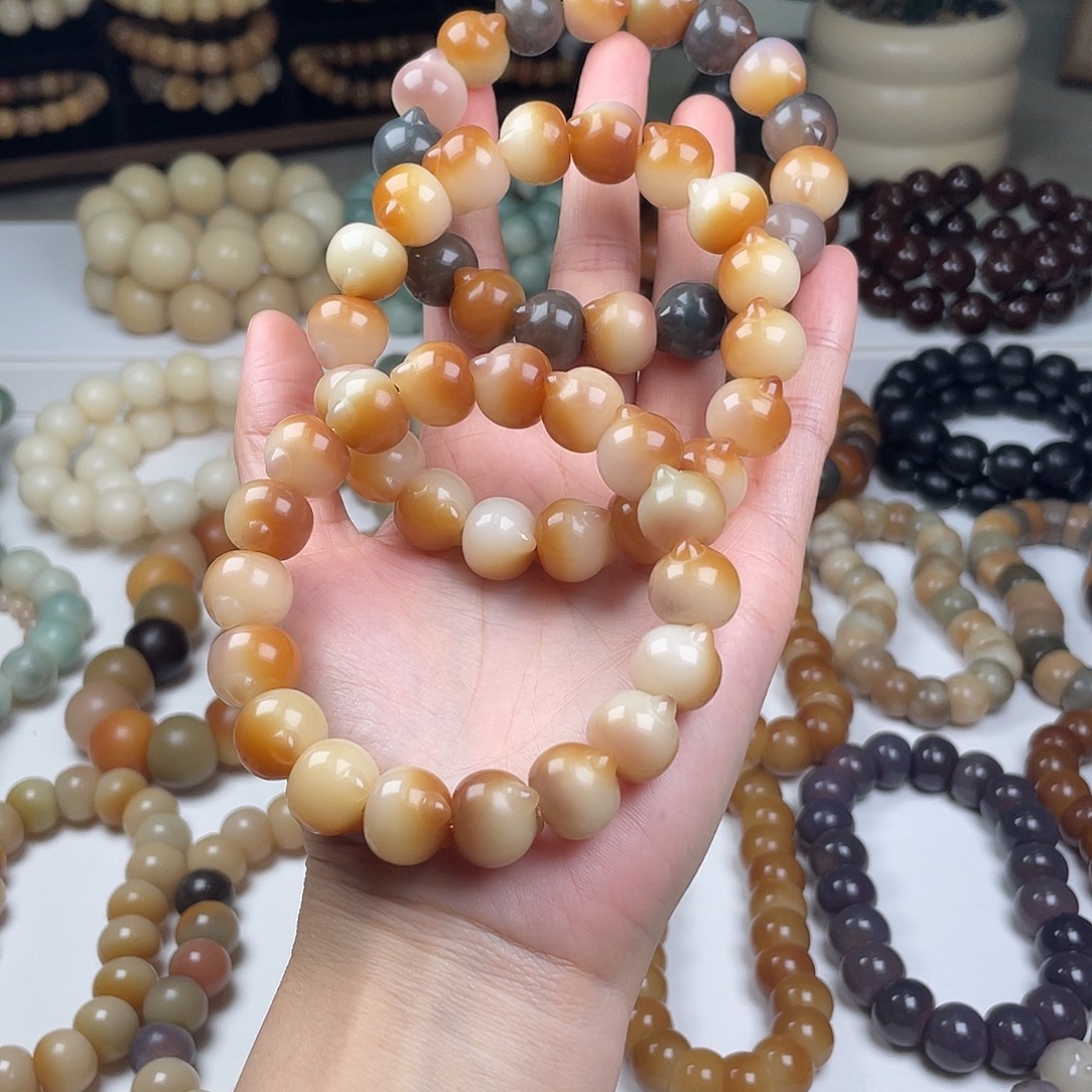 菩提根/象牙果手串福利猫头手串瑕疵不补