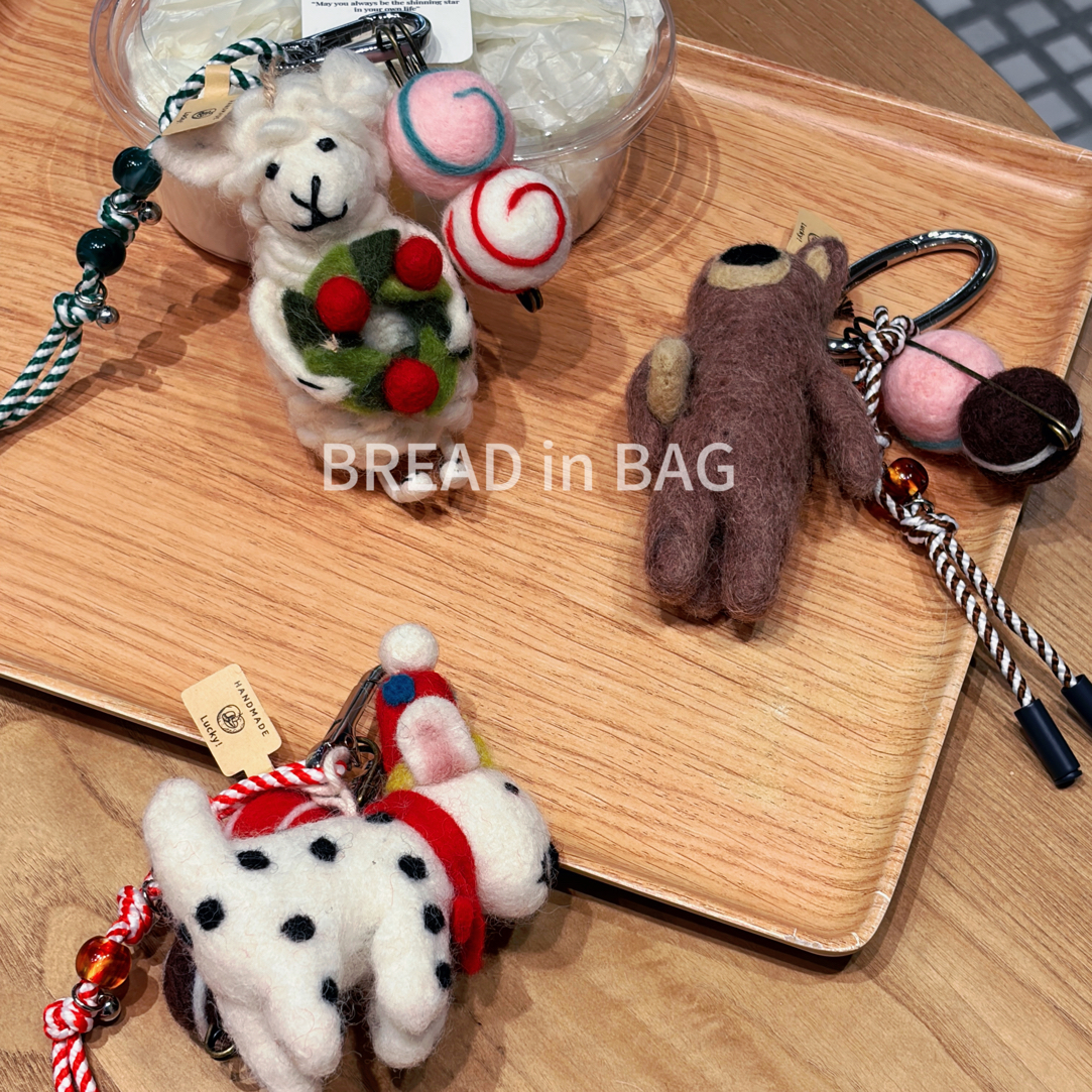 【BID】【会员800积分兑换购】可爱极繁手作编织&尼泊尔毛毡配件包挂