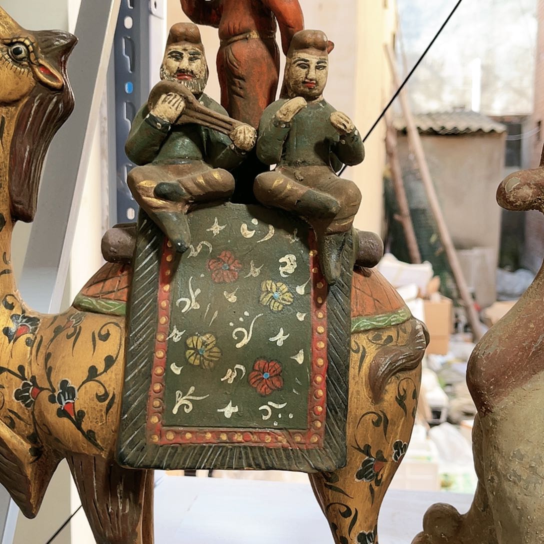 瓦当摆件摆件茶桌茶台陶瓷美*?