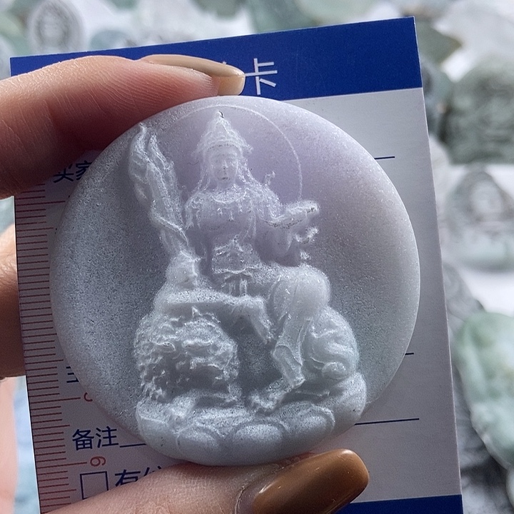 定制翡翠未镶嵌吊坠