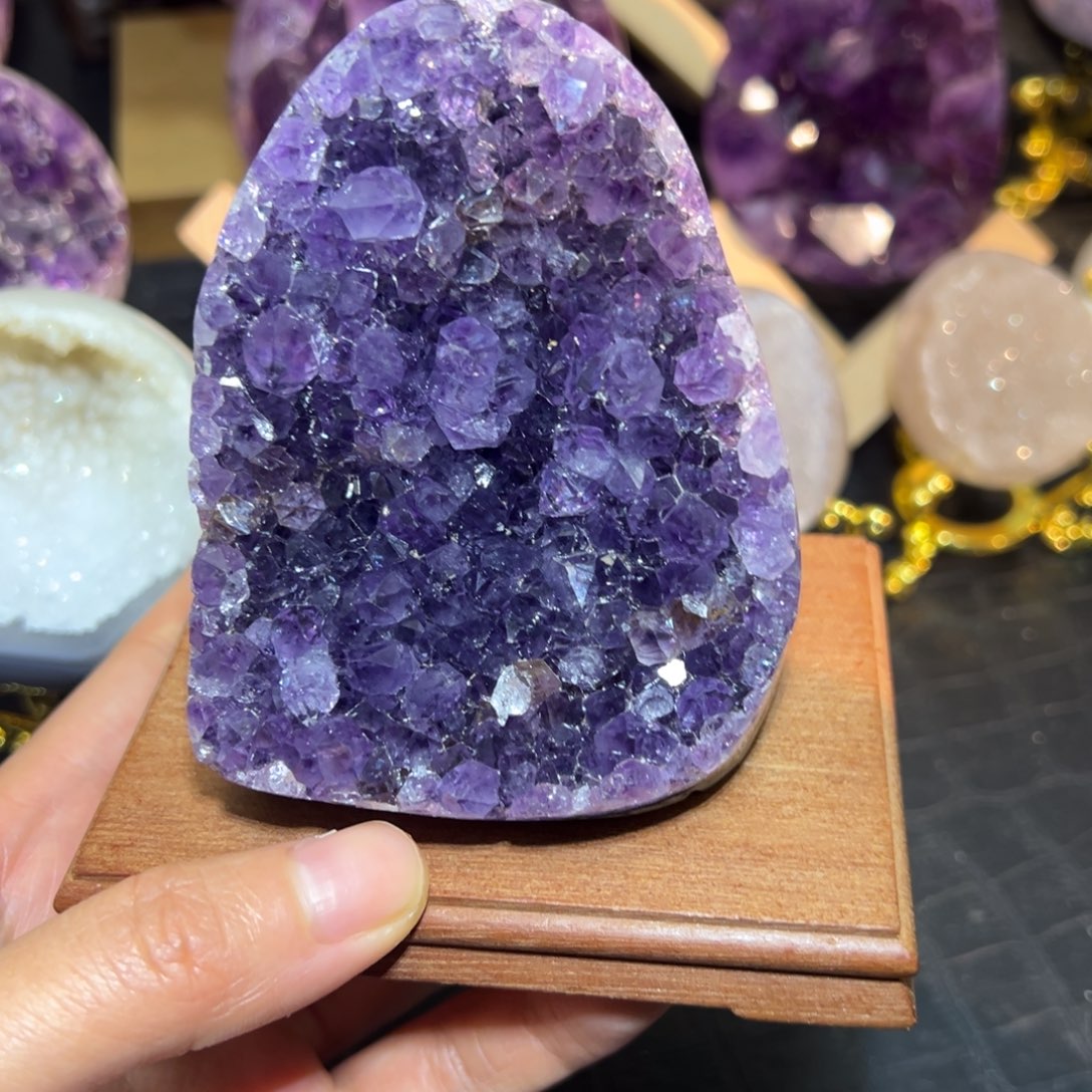 未镶嵌紫晶珠宝半成品4