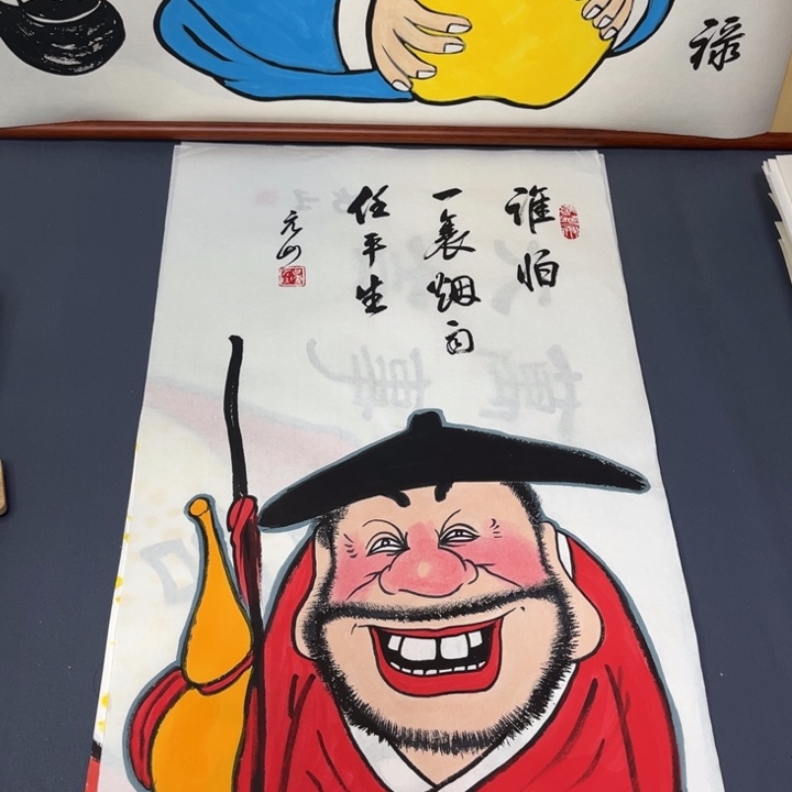 国画禅意画纯手绘作品