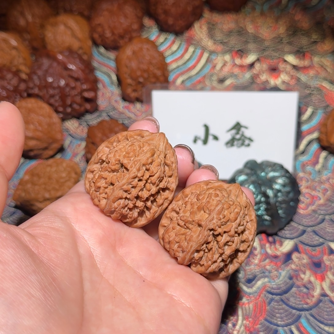 核桃把件2132号35满天星文玩核桃S