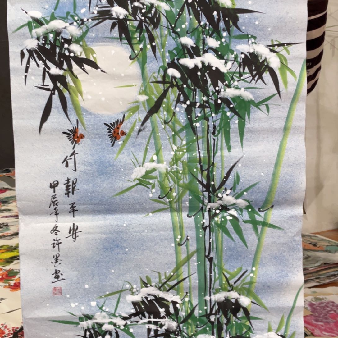 国画国画作品画心画画一张