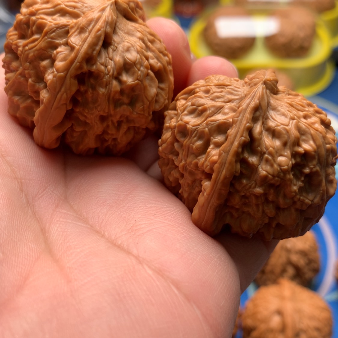 【闪购商品】文玩核桃吊坠白狮子38