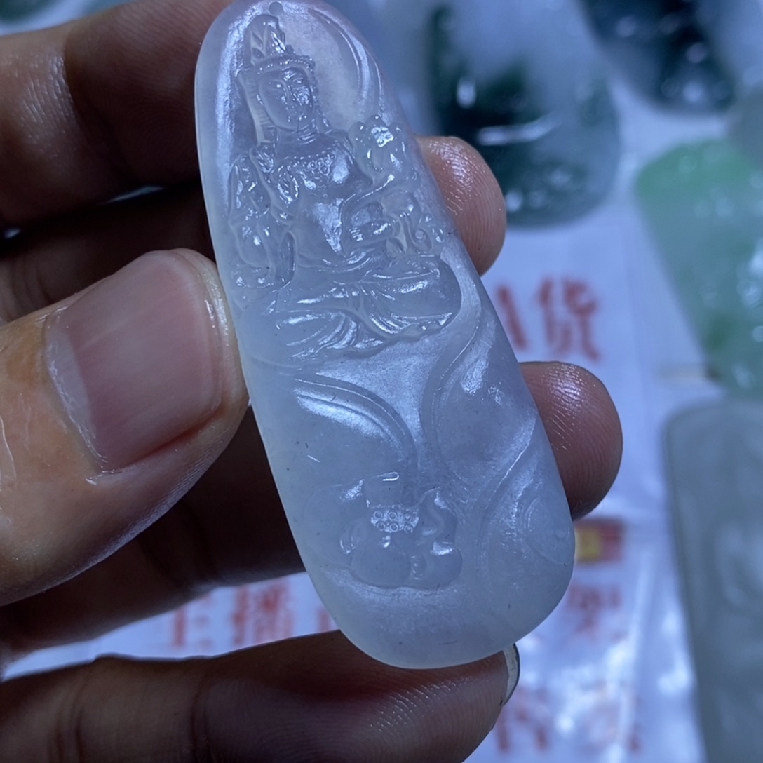 定制翡翠未镶嵌毛货