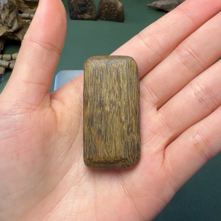沉香手把件海南白棋树心油老料5.8克