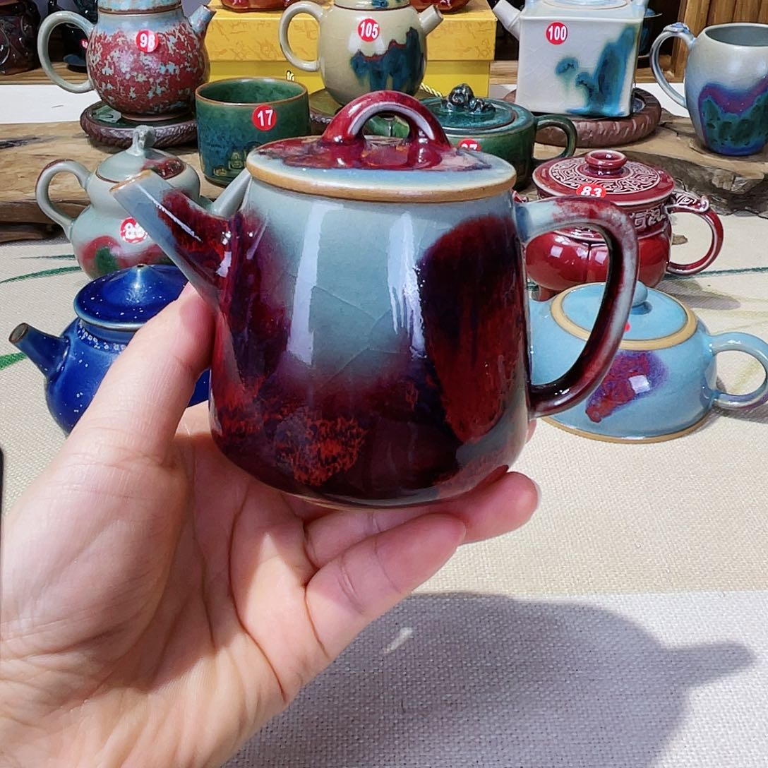 壶禹州钧瓷艺术作品