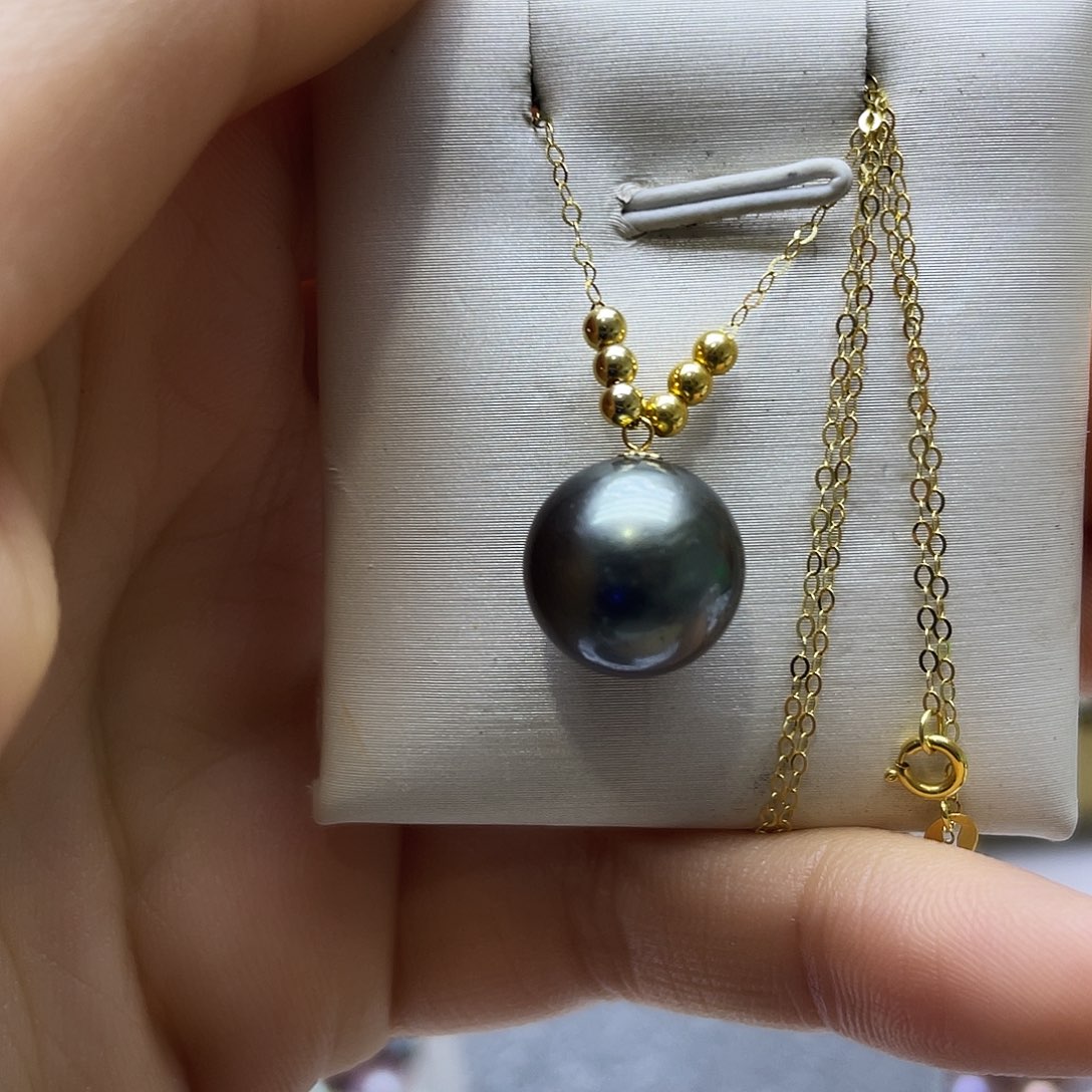 海水珍珠18K金镶嵌颈饰