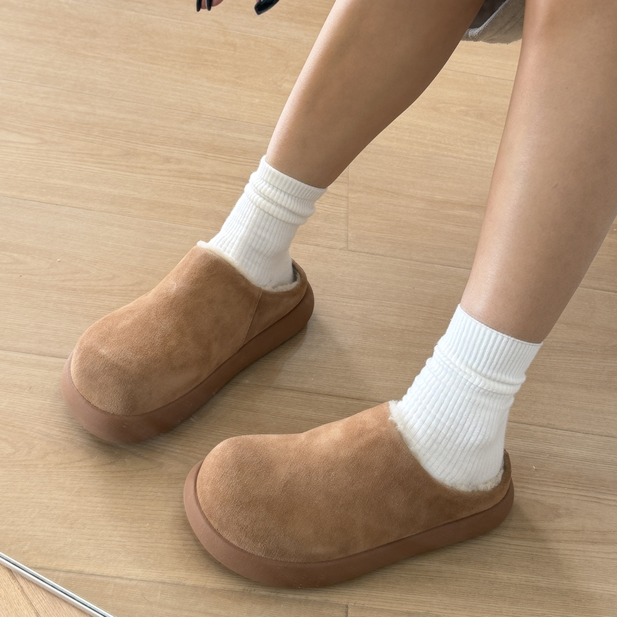 【半包4.5cm土豆】桑坡村新款动态防水外牛皮内羊皮毛一体雪地靴