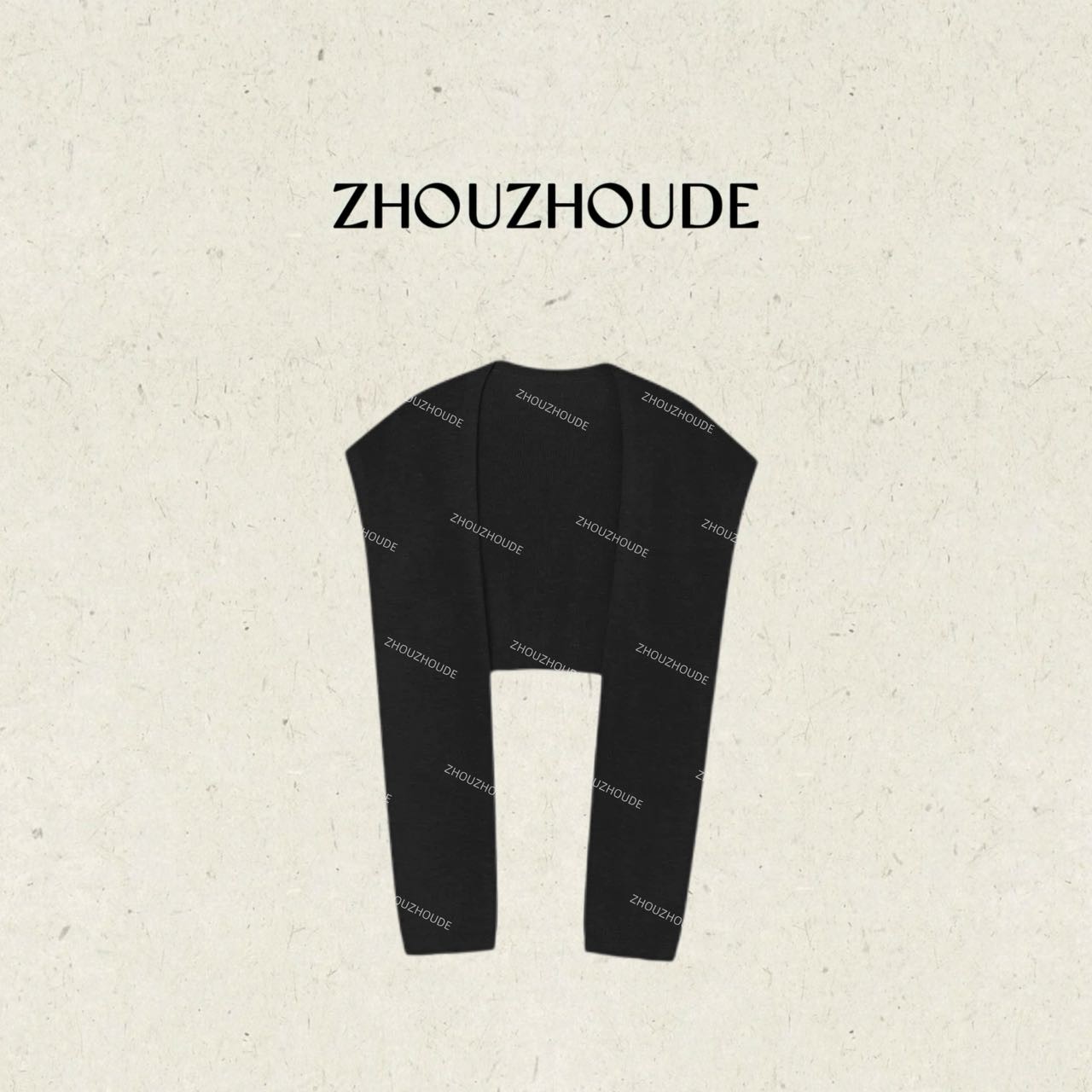 ZHOUZHOUDE【时分ins】明星网红博主同款百搭气质针织披肩