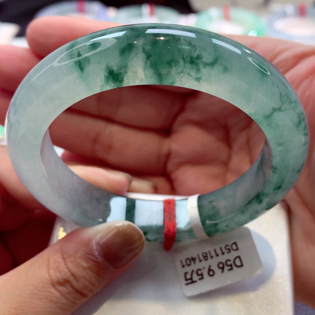 未镶嵌手镯翡翠冰飘花14号11