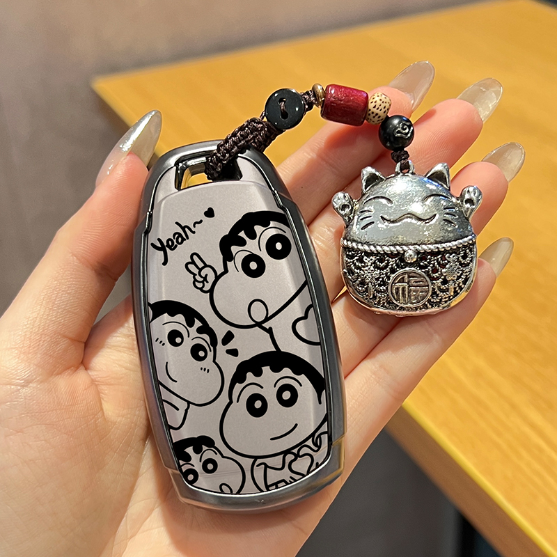 北京现代ix35钥匙套朗动名图车伊兰特第七代25沐飒女现代瑞纳壳扣