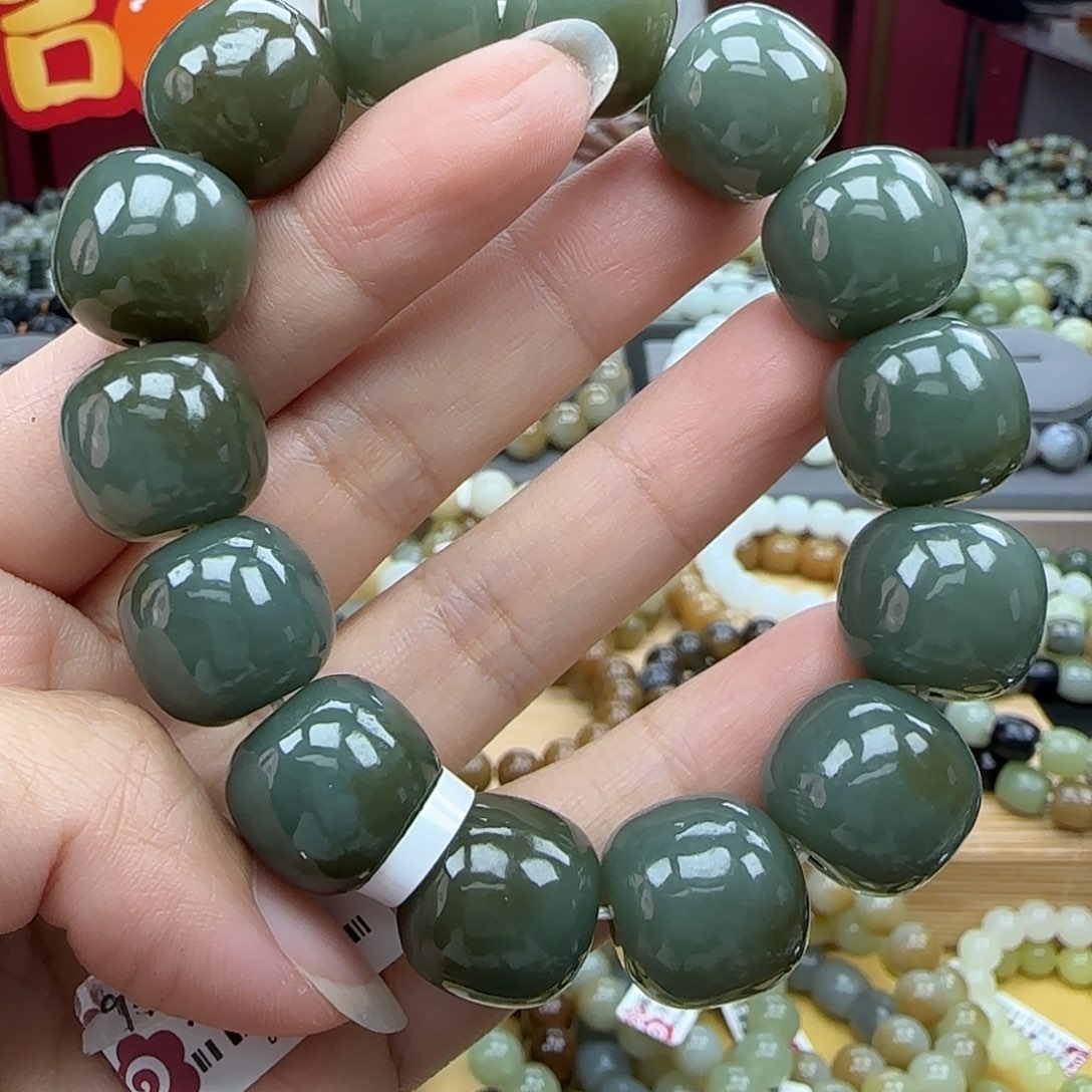 和田玉手链未镶嵌