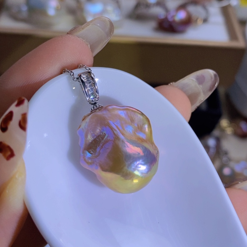 【闪购商品】淡水珍珠天然淡水珍珠合金