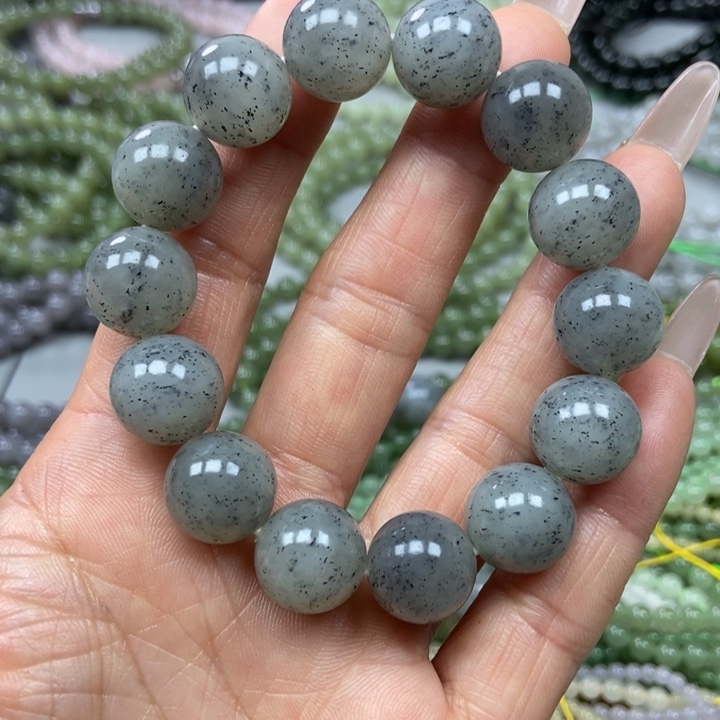 和田玉手链未镶嵌14