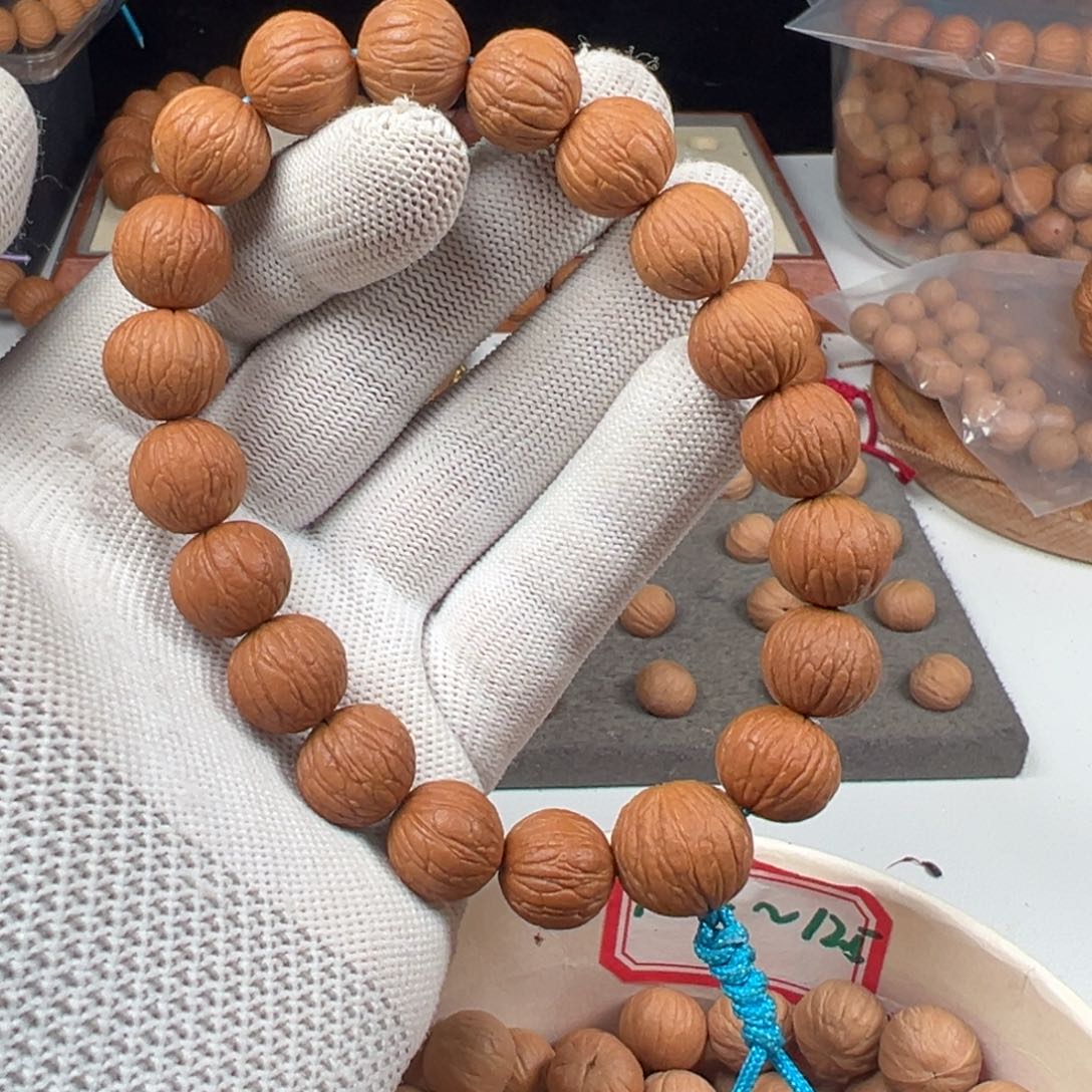 猴头核桃手串13.8凤羽