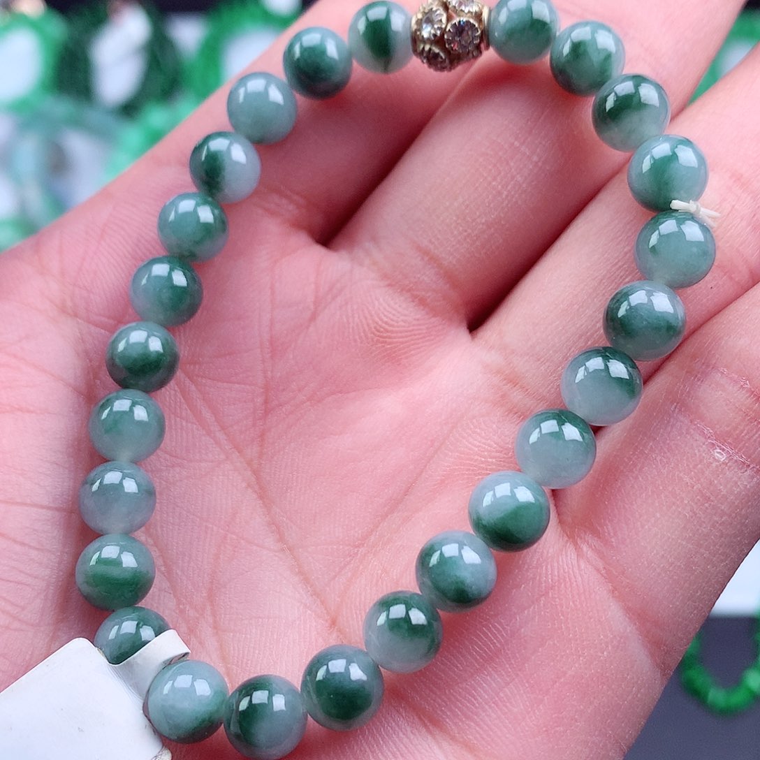 未镶嵌手链翡翠手串