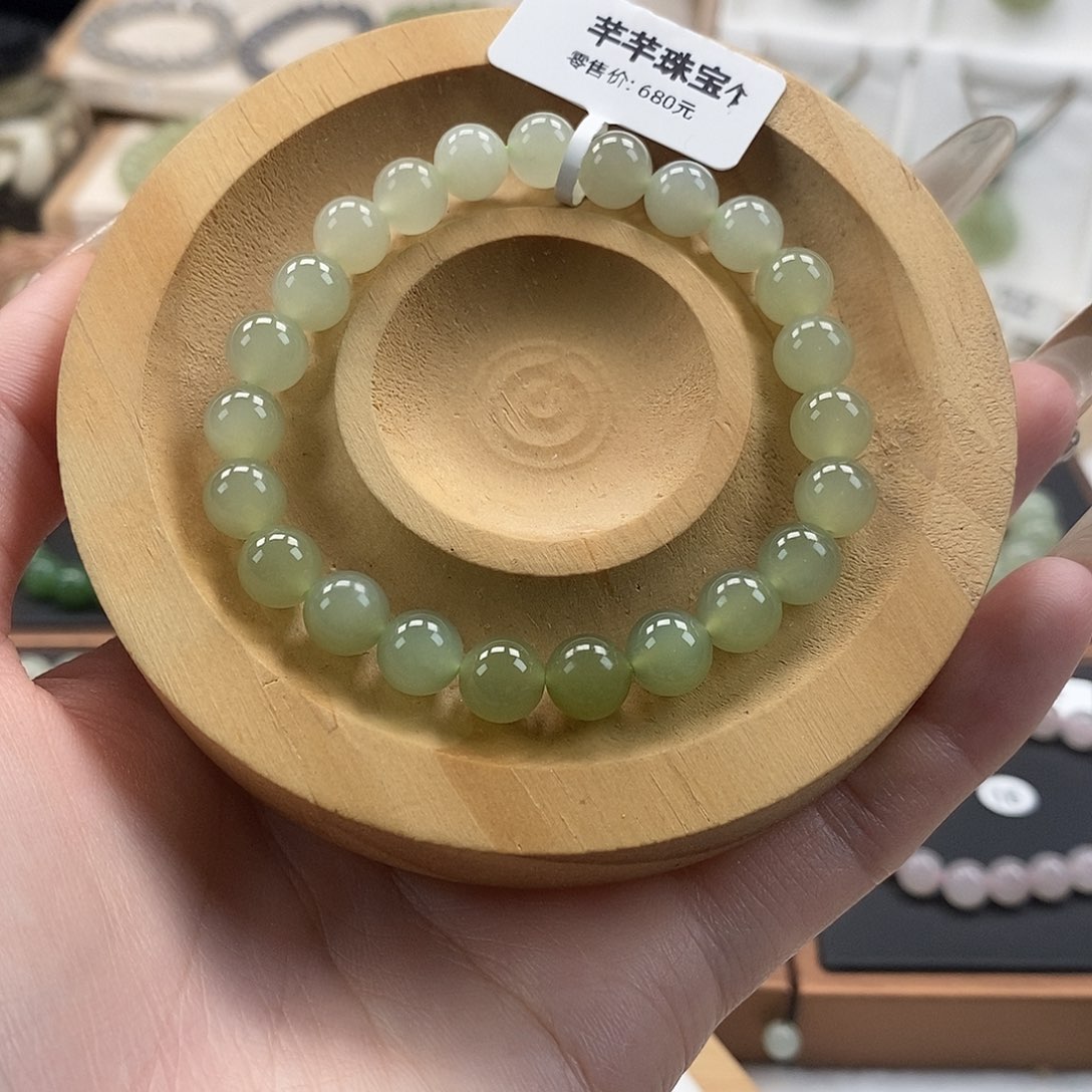 和田玉手链未镶嵌