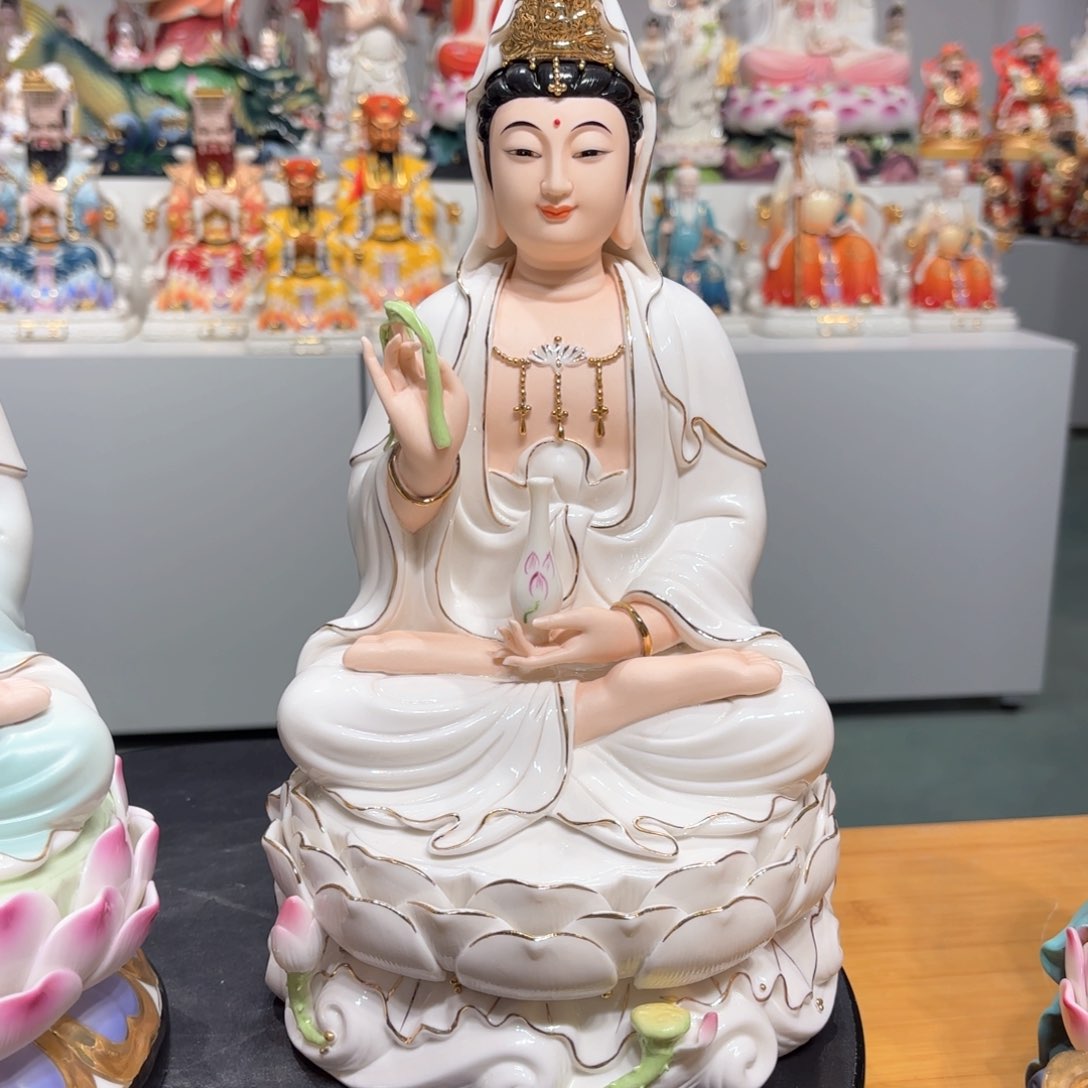 【闪购商品】摆件瓷摆件观音12吋