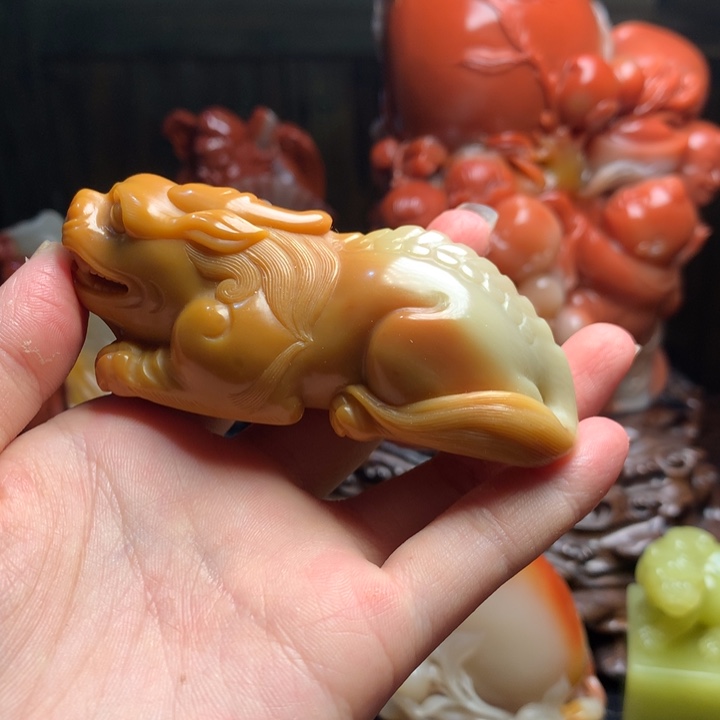 印石寿山石寿山石雕刻