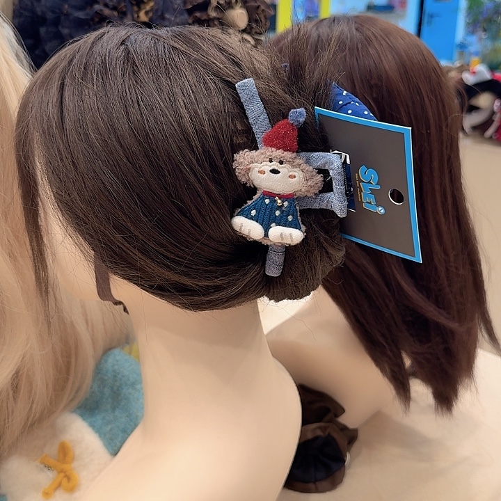 红帽子小狗抓夹30