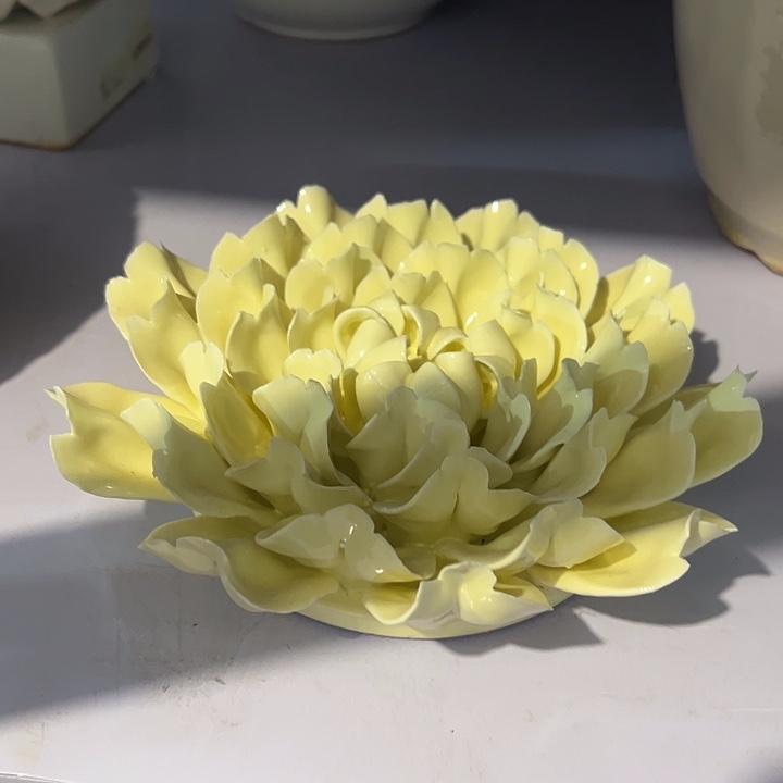 陶瓷孤品陶瓷挂花