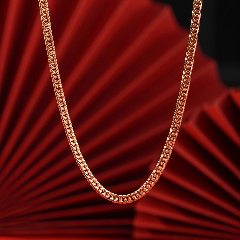 链子足银 马鞭工艺手工复古亮面款男女通款