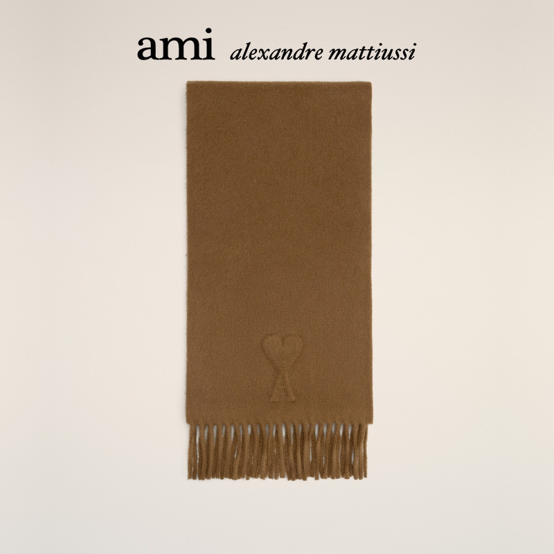【季中甄选】Ami Paris 立体ADC羊毛围巾 针织围巾