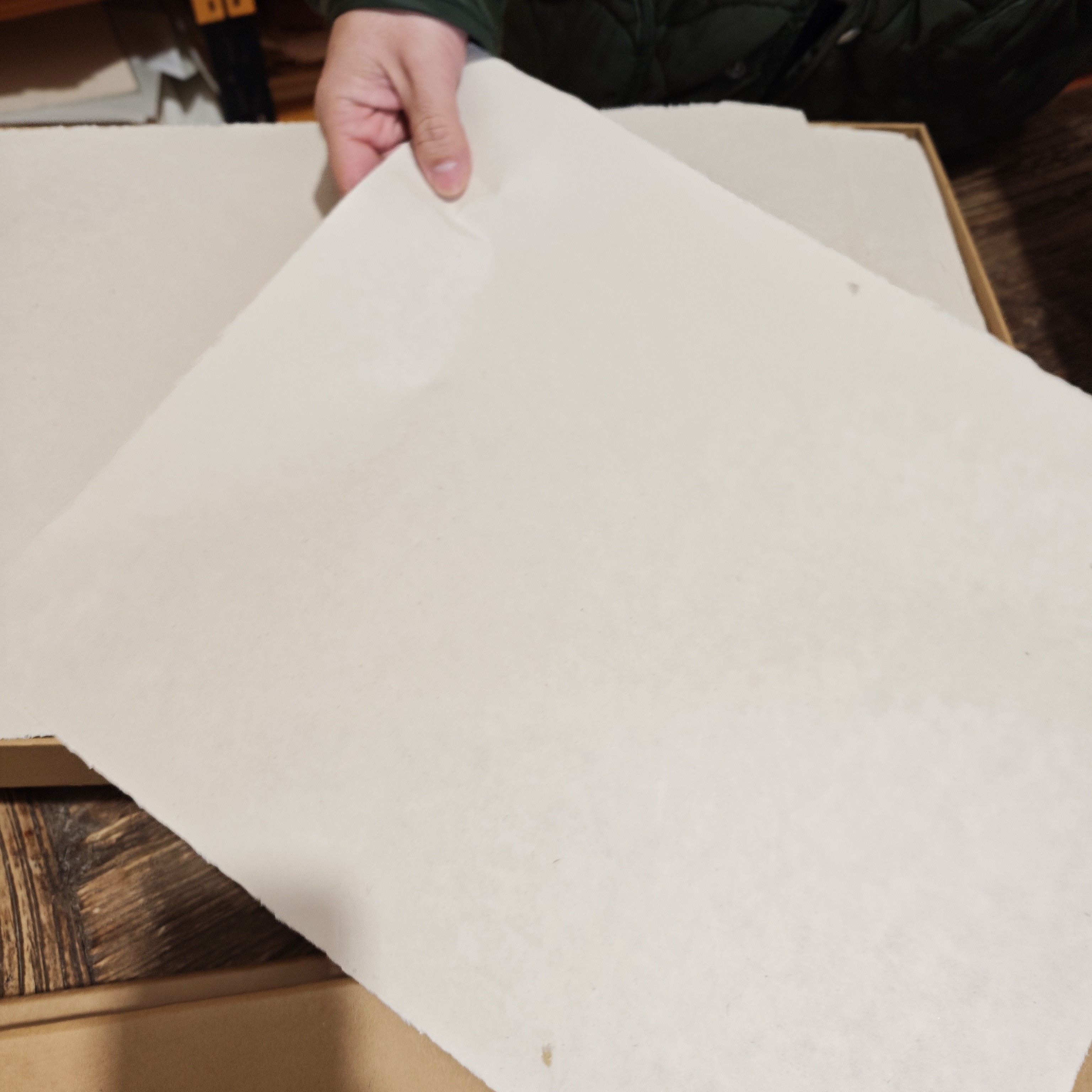 3张厚今燎b老纸中等尺寸