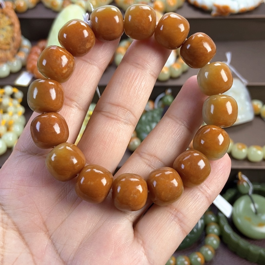 未镶嵌手串透闪石质玉