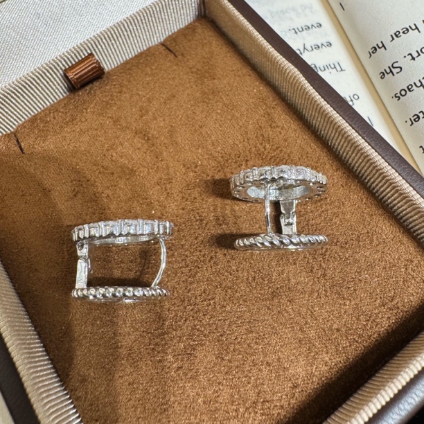 铜合金耳饰 双面佩戴气质时尚耳扣-67840