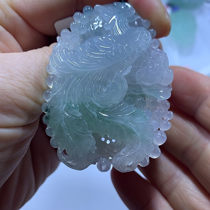 翡翠未镶嵌颈饰天然翡翠A货吊坠