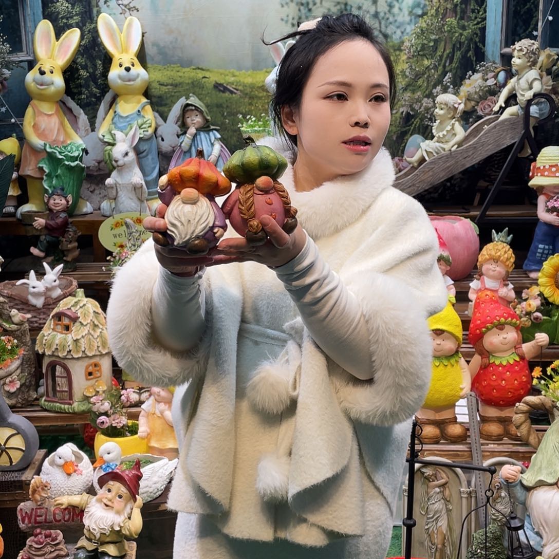 摆件花园摆件红红火火