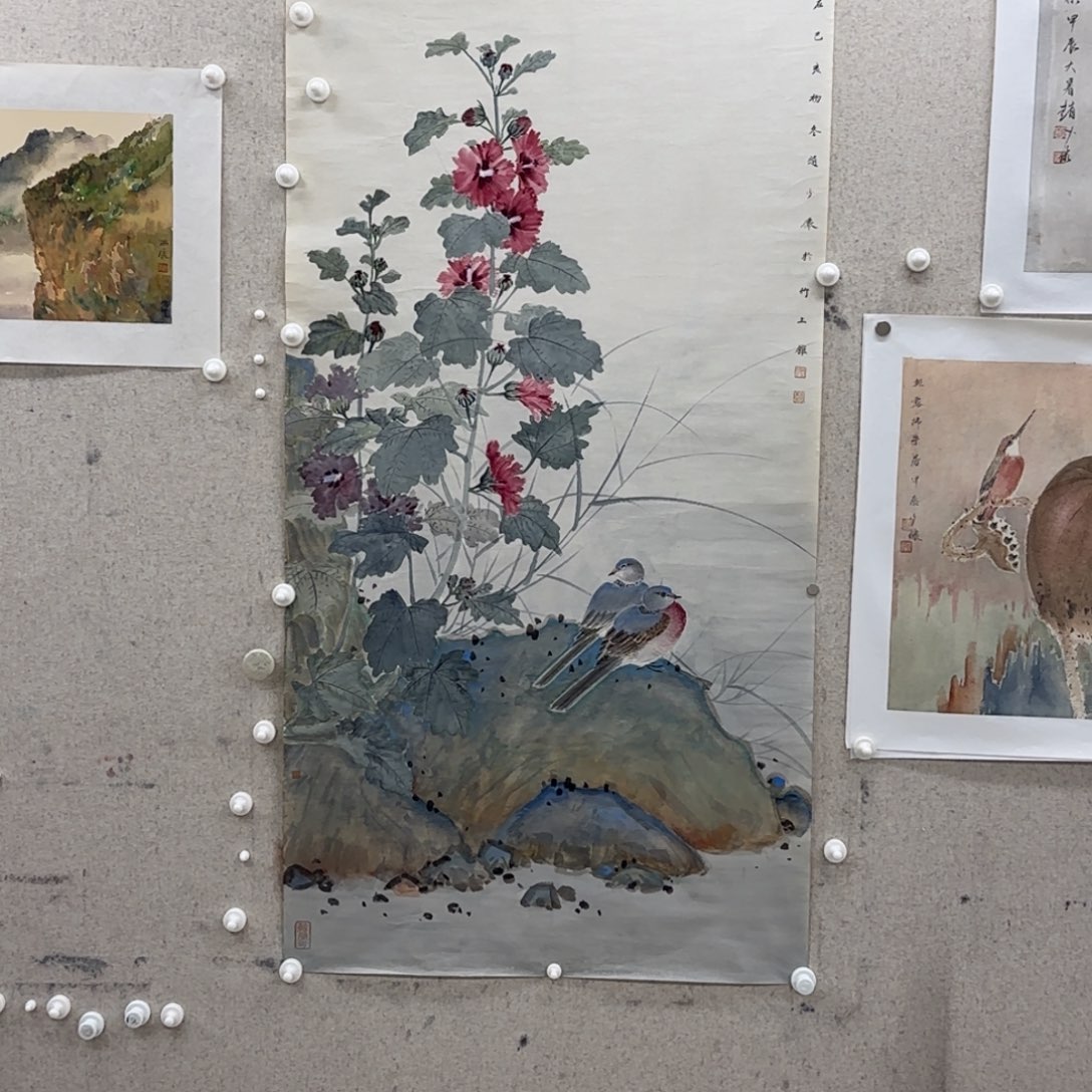 国画玉**?赵少俨 花鸟一幅