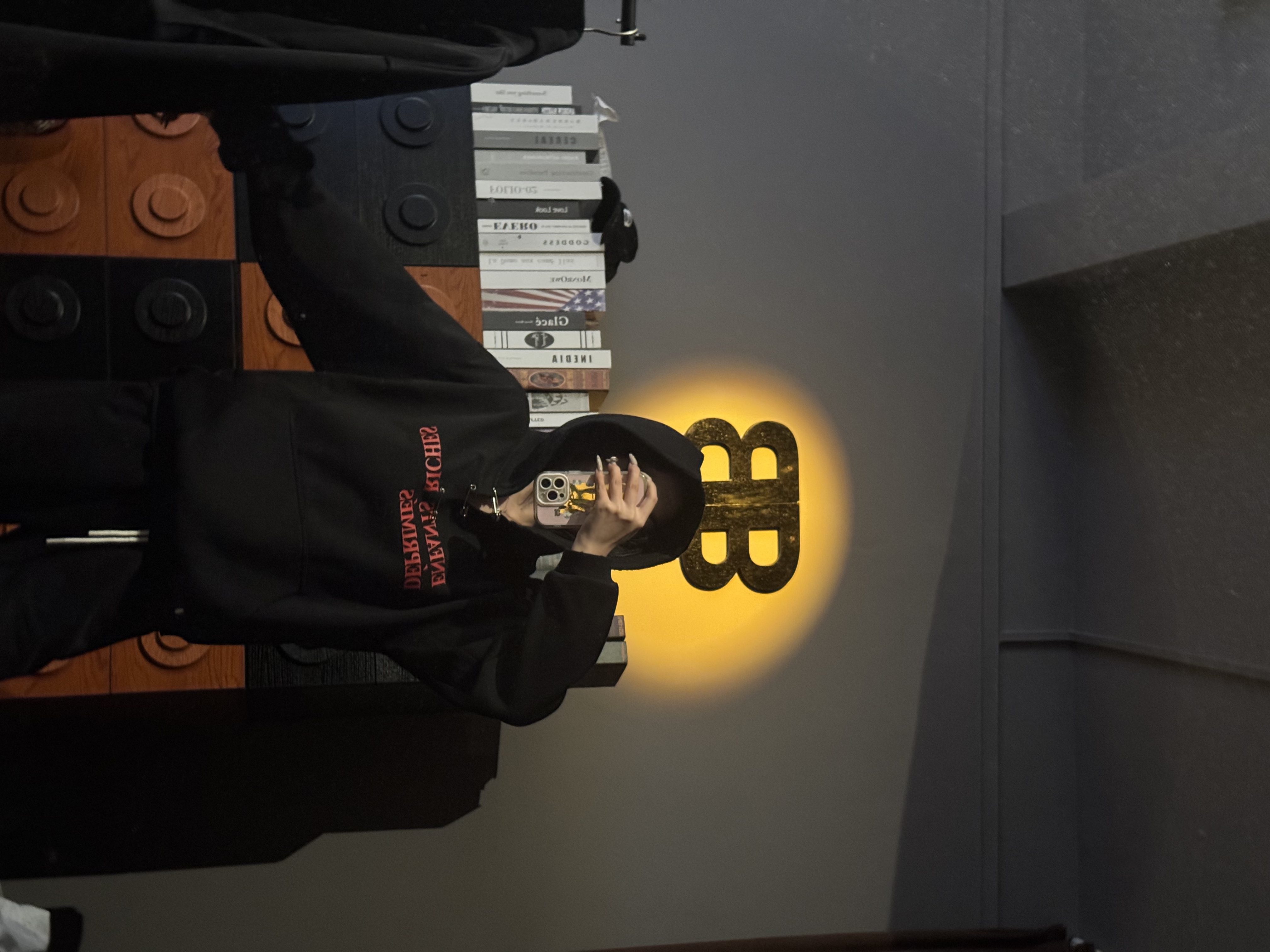 WGD林仔【ERD】秋冬金属点缀保暖男女同款卫衣A315