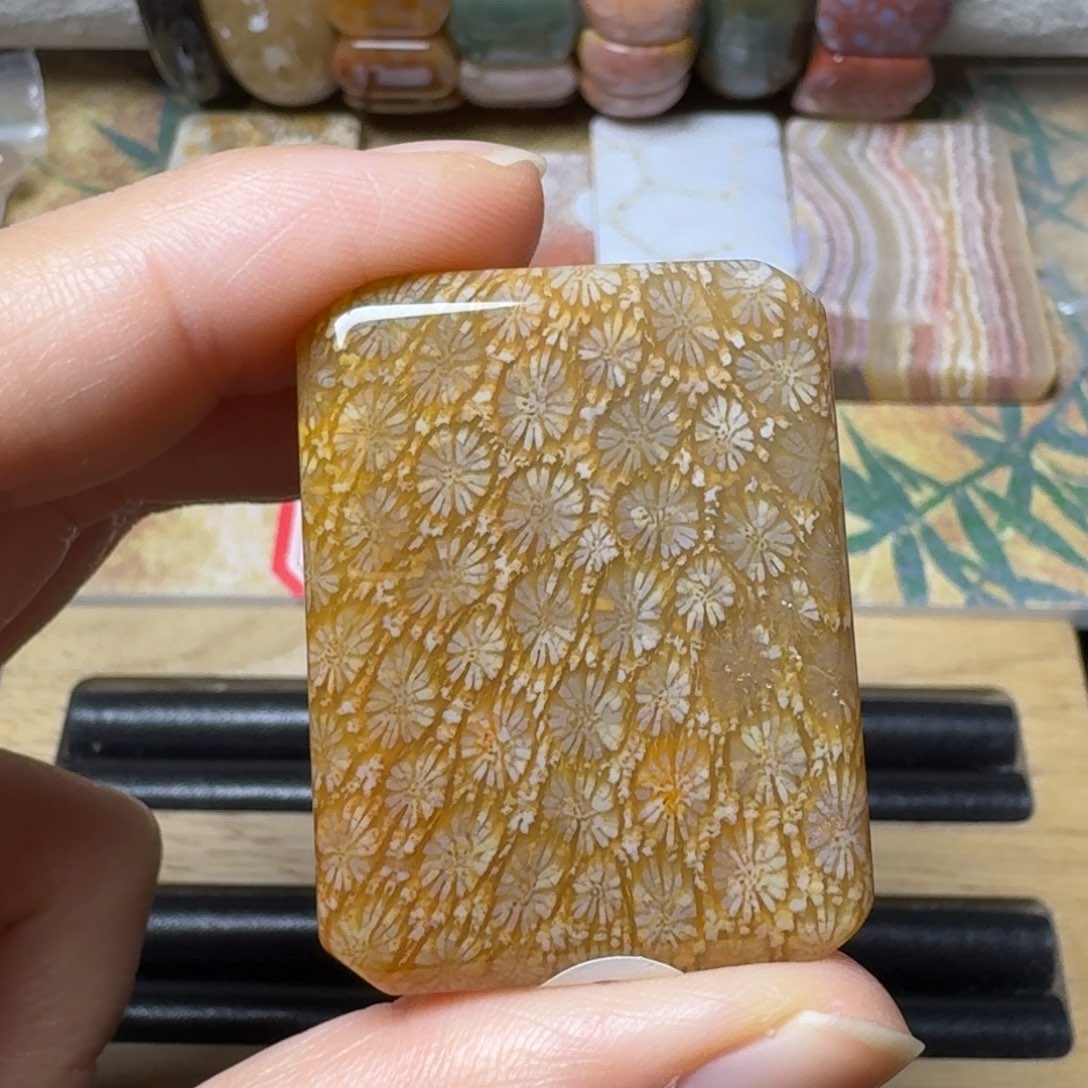 硅化玉玉透立体果冻花未镶嵌
