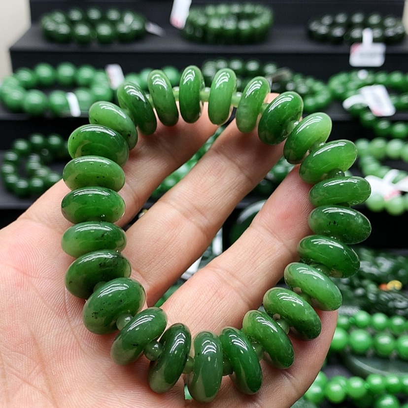 【闪购商品】和田玉（碧玉）手链未镶嵌