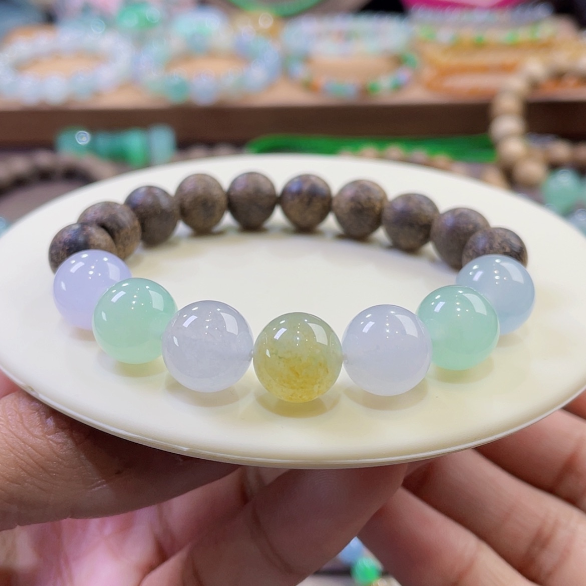 【闪购商品】翡翠颈饰未镶嵌多宝