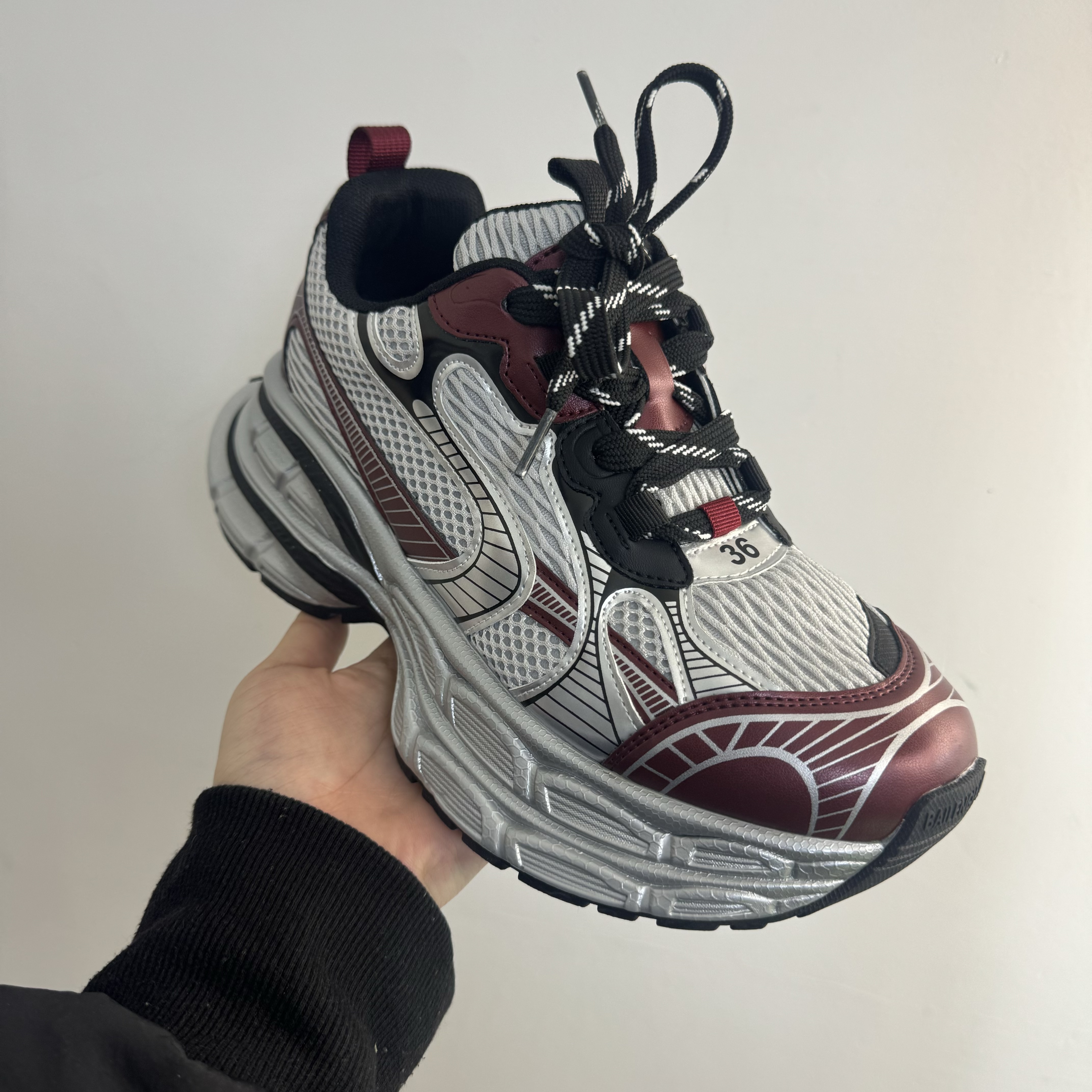 老爹鞋女款2025新款春款厚底增高女鞋百搭银色今年流行的运动鞋