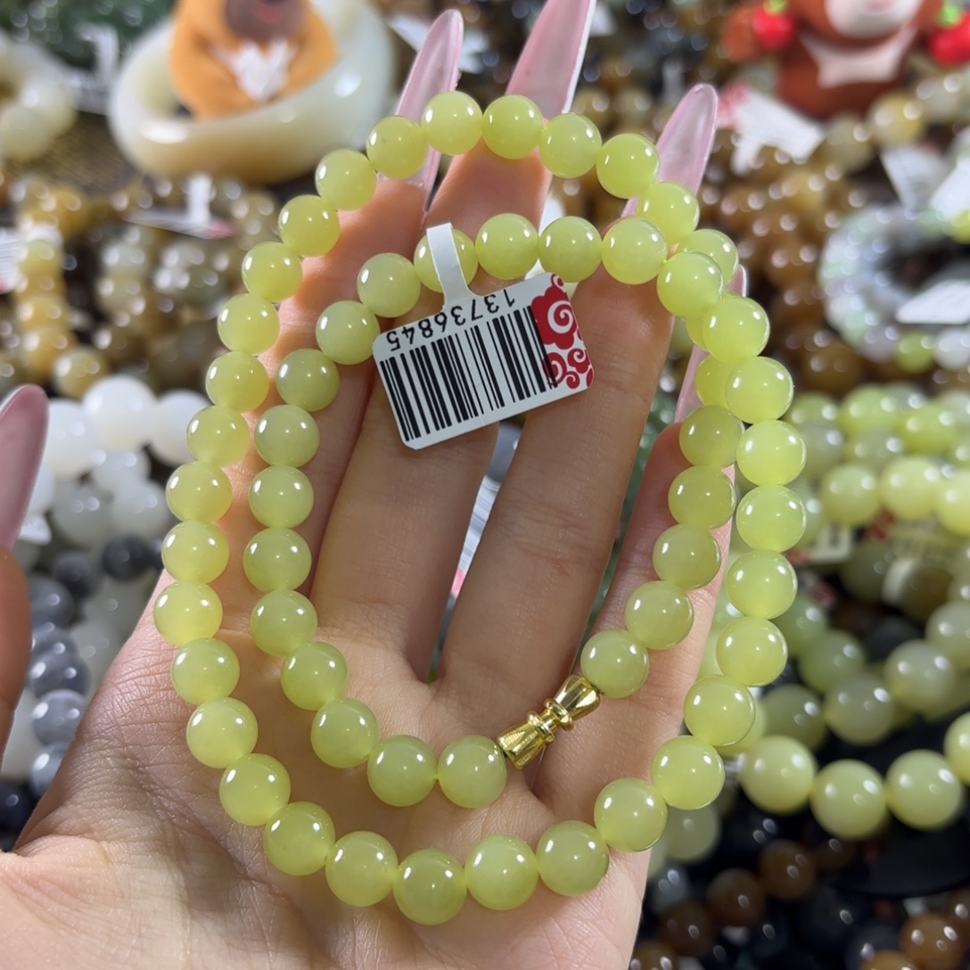 好***在和田玉未镶嵌手链拍4发1。175