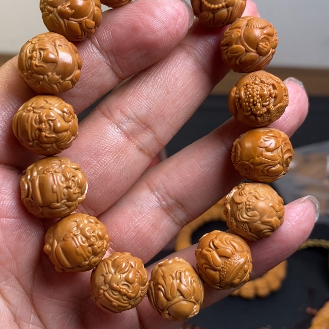 猴头核桃吊坠猴头