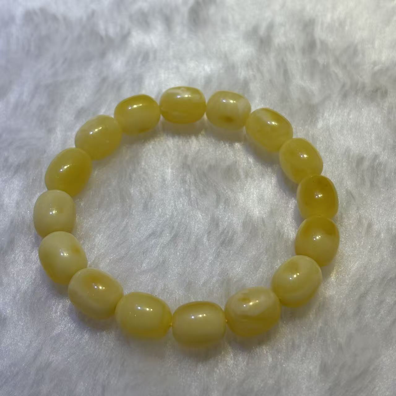 约克10枣珠蜜蜡手串（默认克重取平均值，接受不了的谨慎下单）