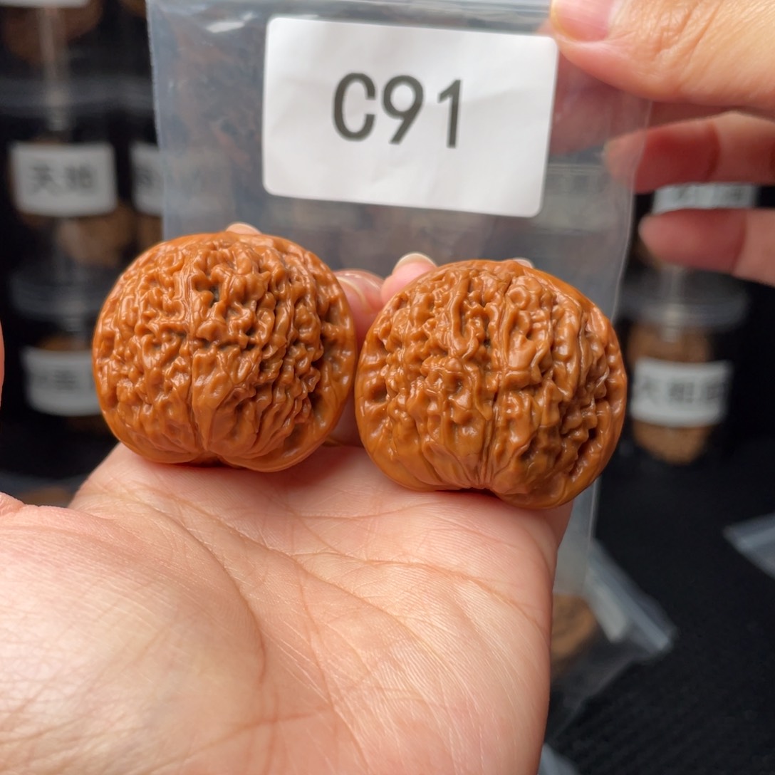 文玩核桃手串39莲花
