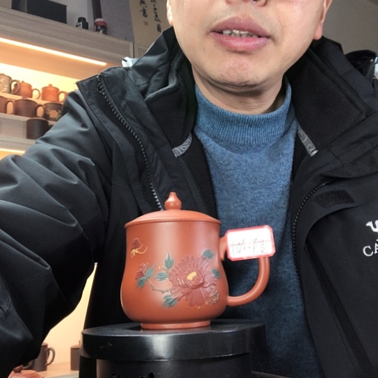 朱泥茶杯微瑕杯容量200