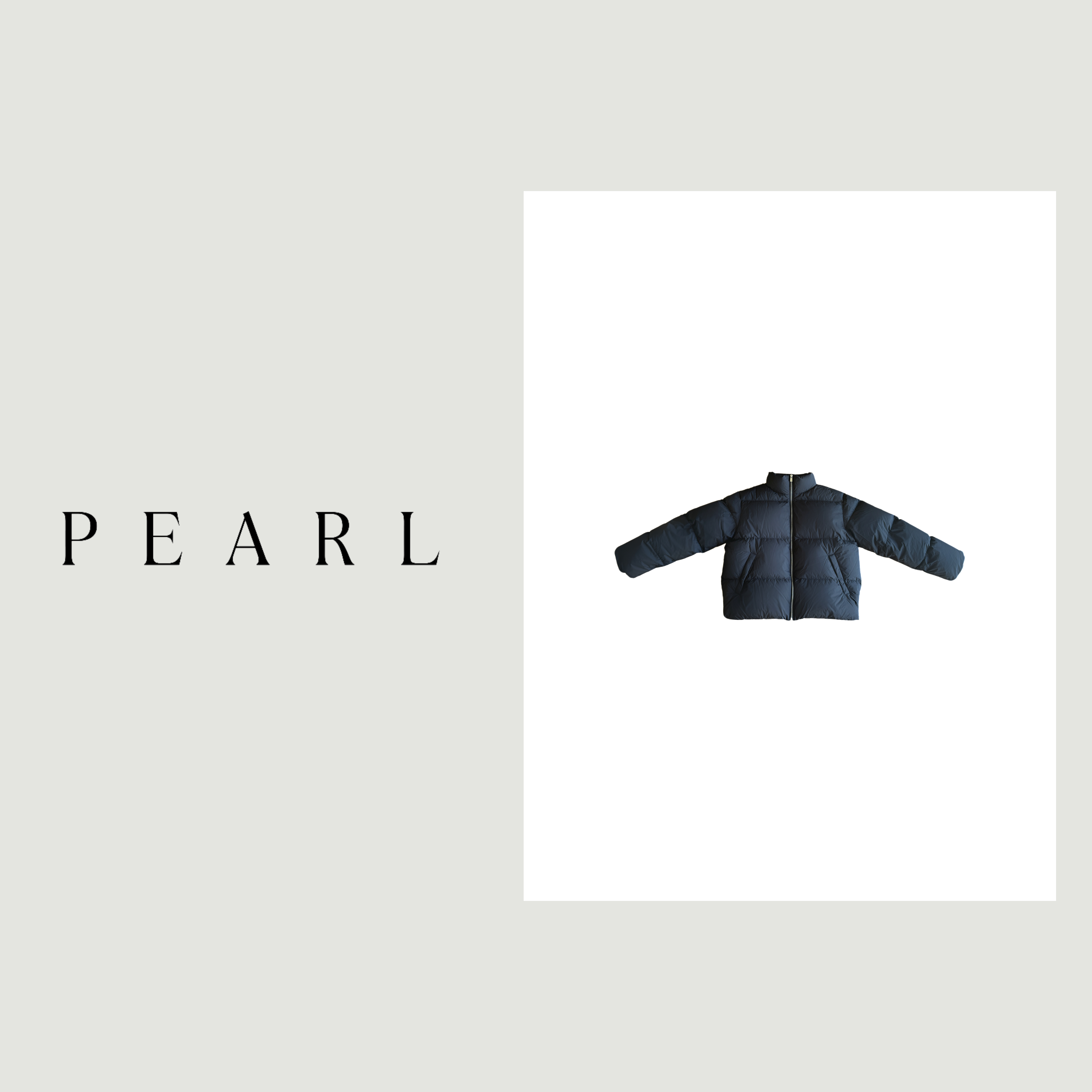 PEARL 百搭经典短款立领百搭额鹅绒服