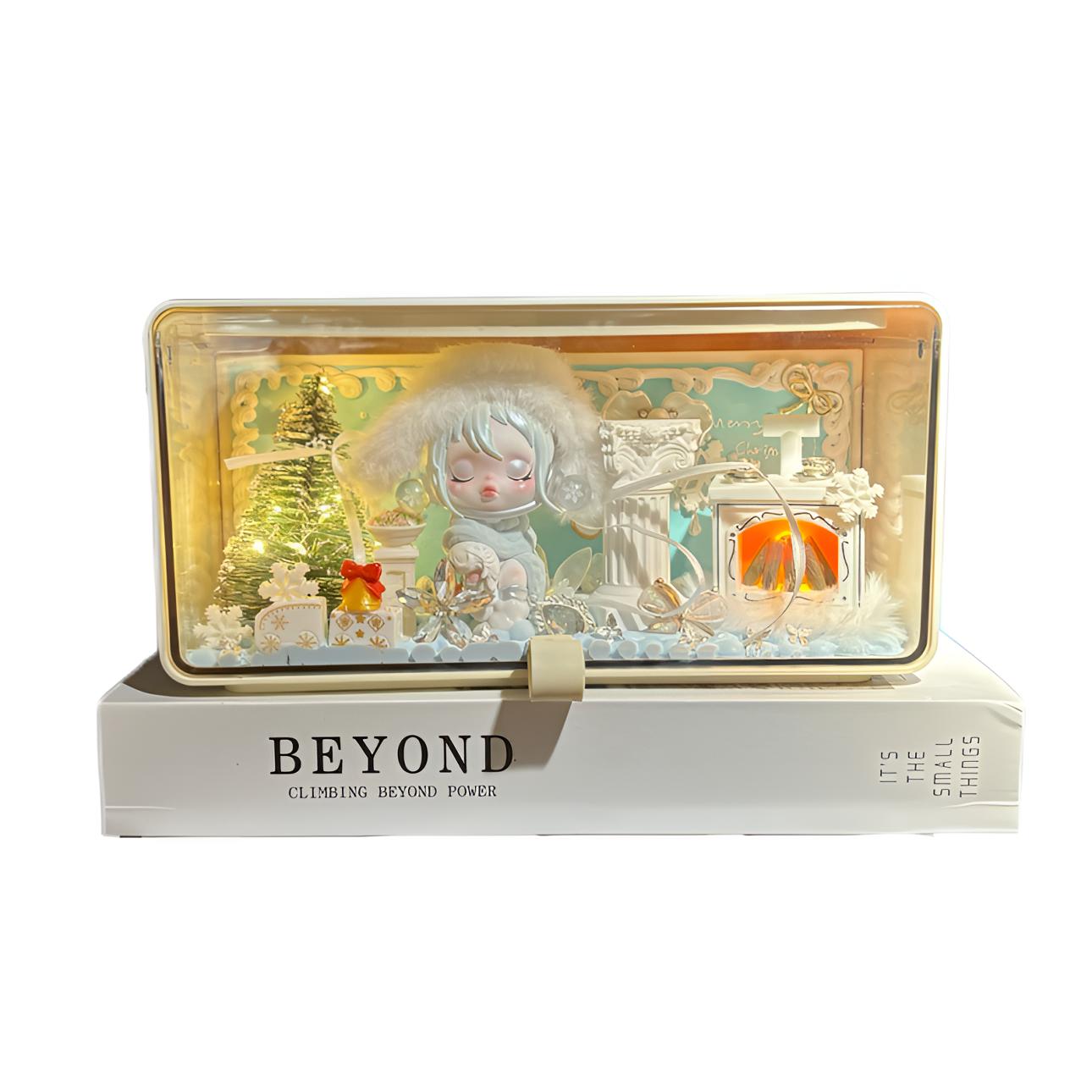 泡泡玛特SP雪地诗人 DIY奶油胶造景改娃抽屉 梦幻 精致 唯美 独特