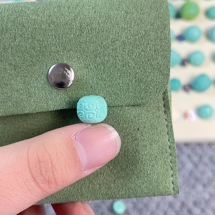 秦古矿口湖北矿卡11散珠配饰手串 回纹