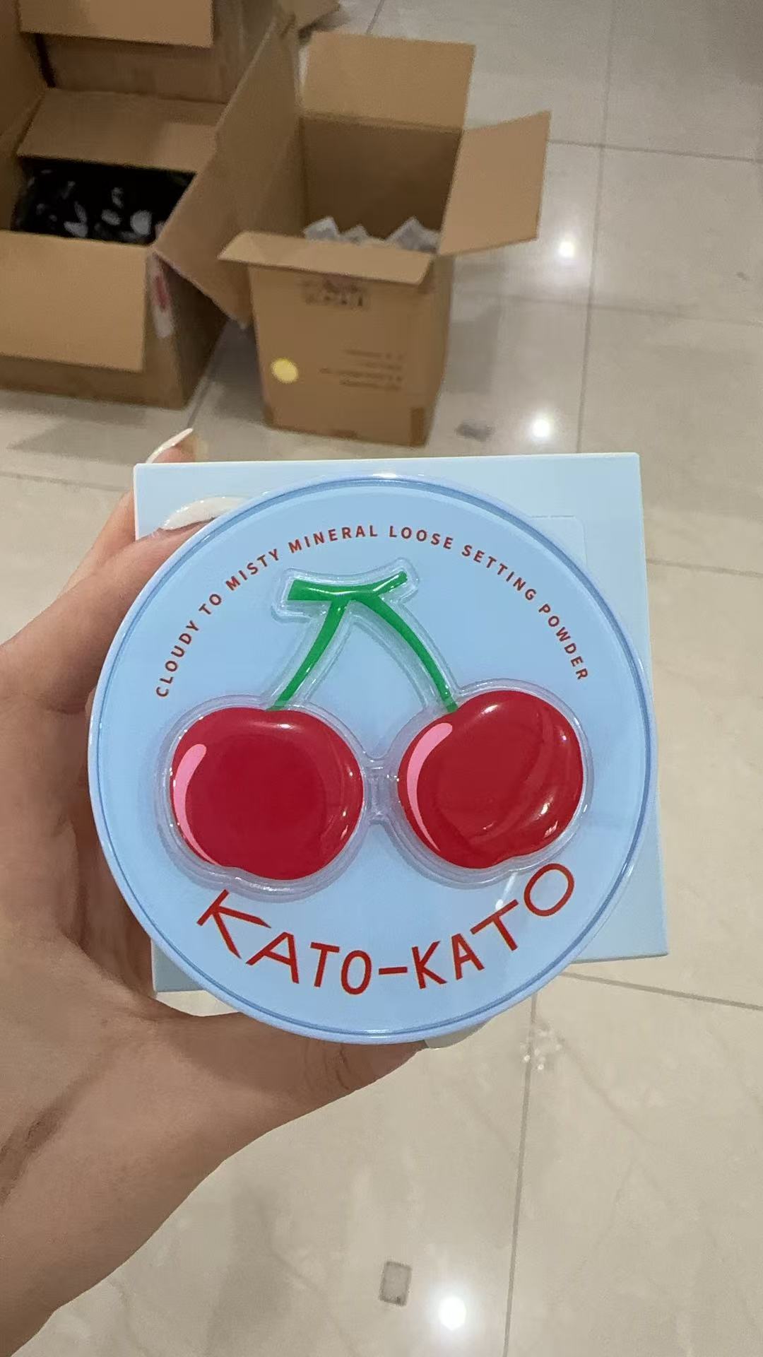 超级细腻粉质散粉新包装
