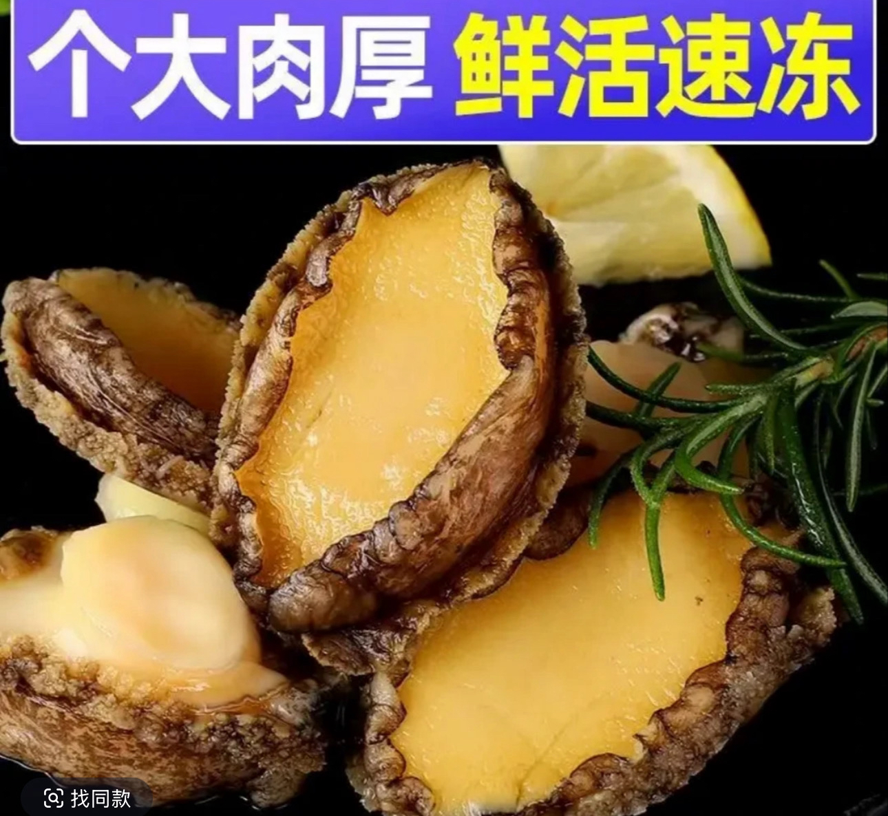大号鲍鱼肉精选5-6厘米左右纯肉50只和25只鲍鱼肉